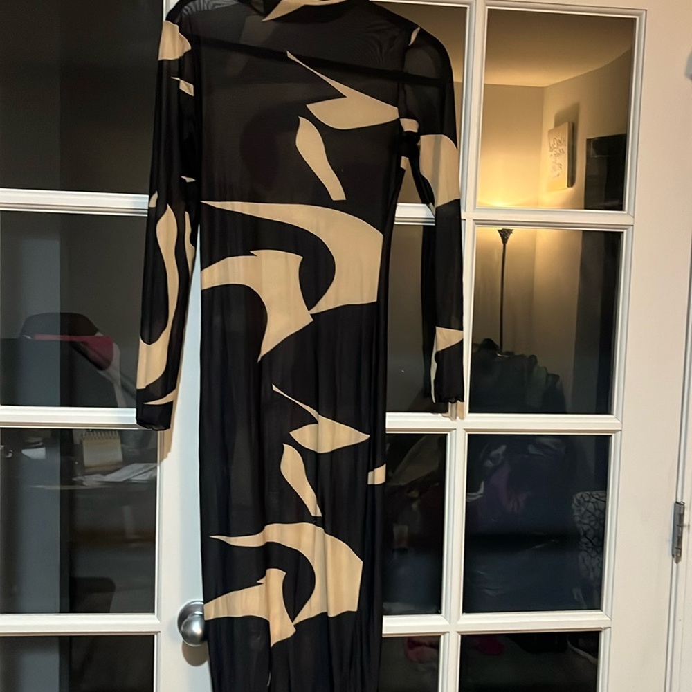 Sheer swimsuit coverup